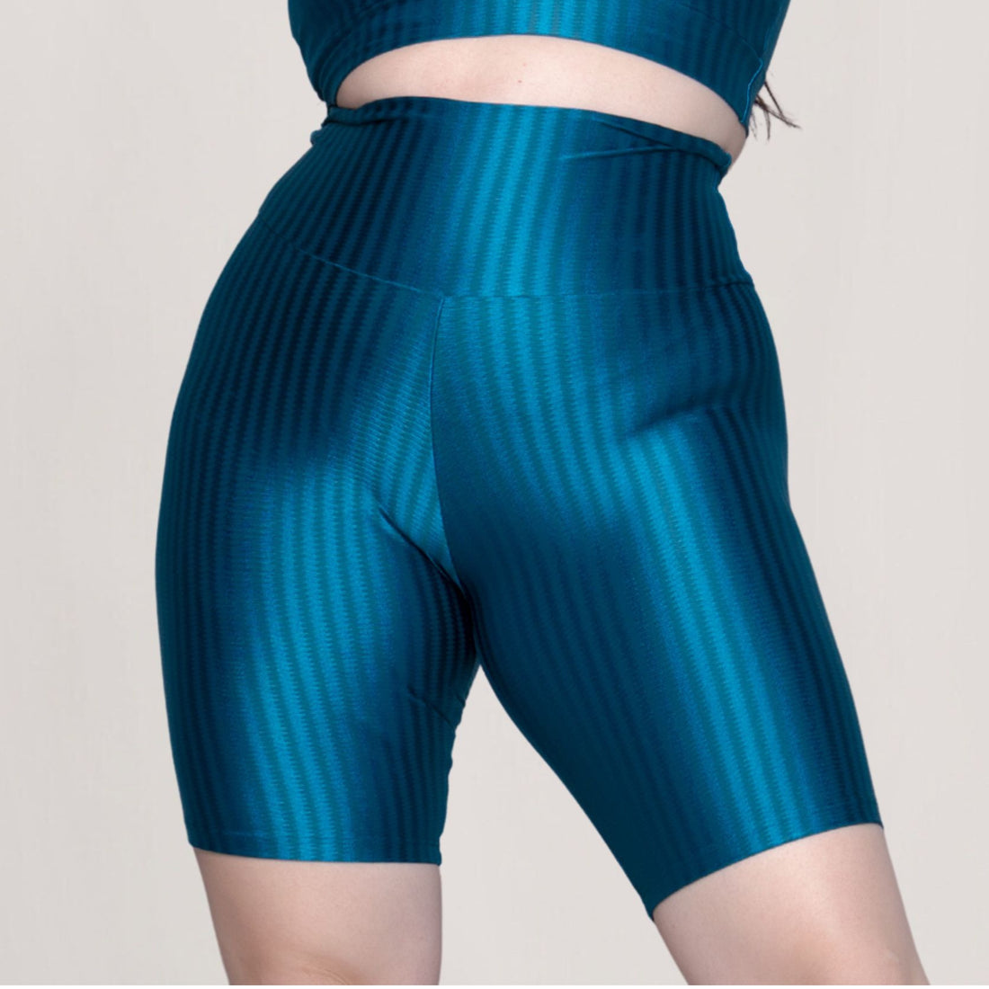 Bermuda New Zig Plus Size Azul - VEKYO