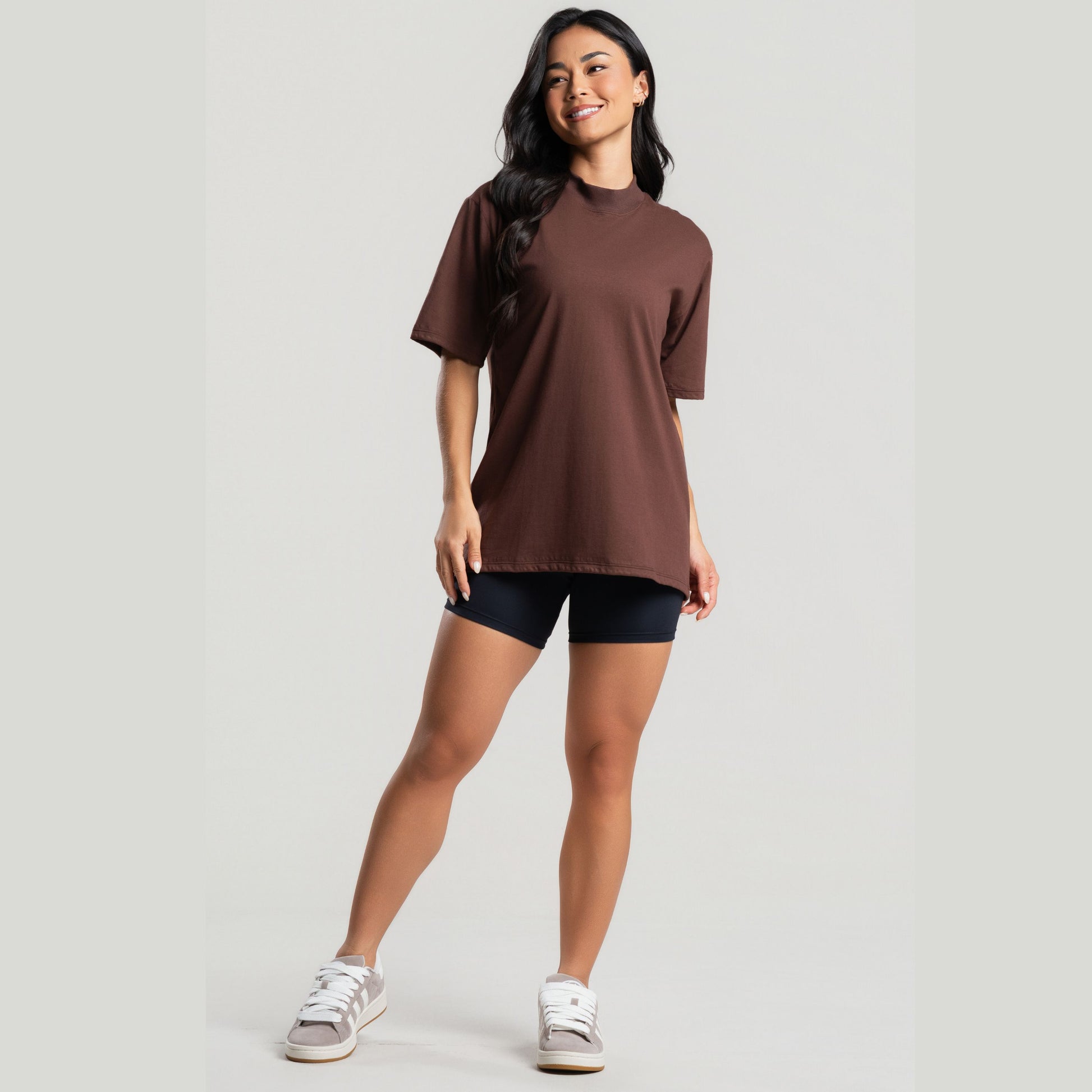 Max T-Shirt em Algodão Marrom - VEKYO