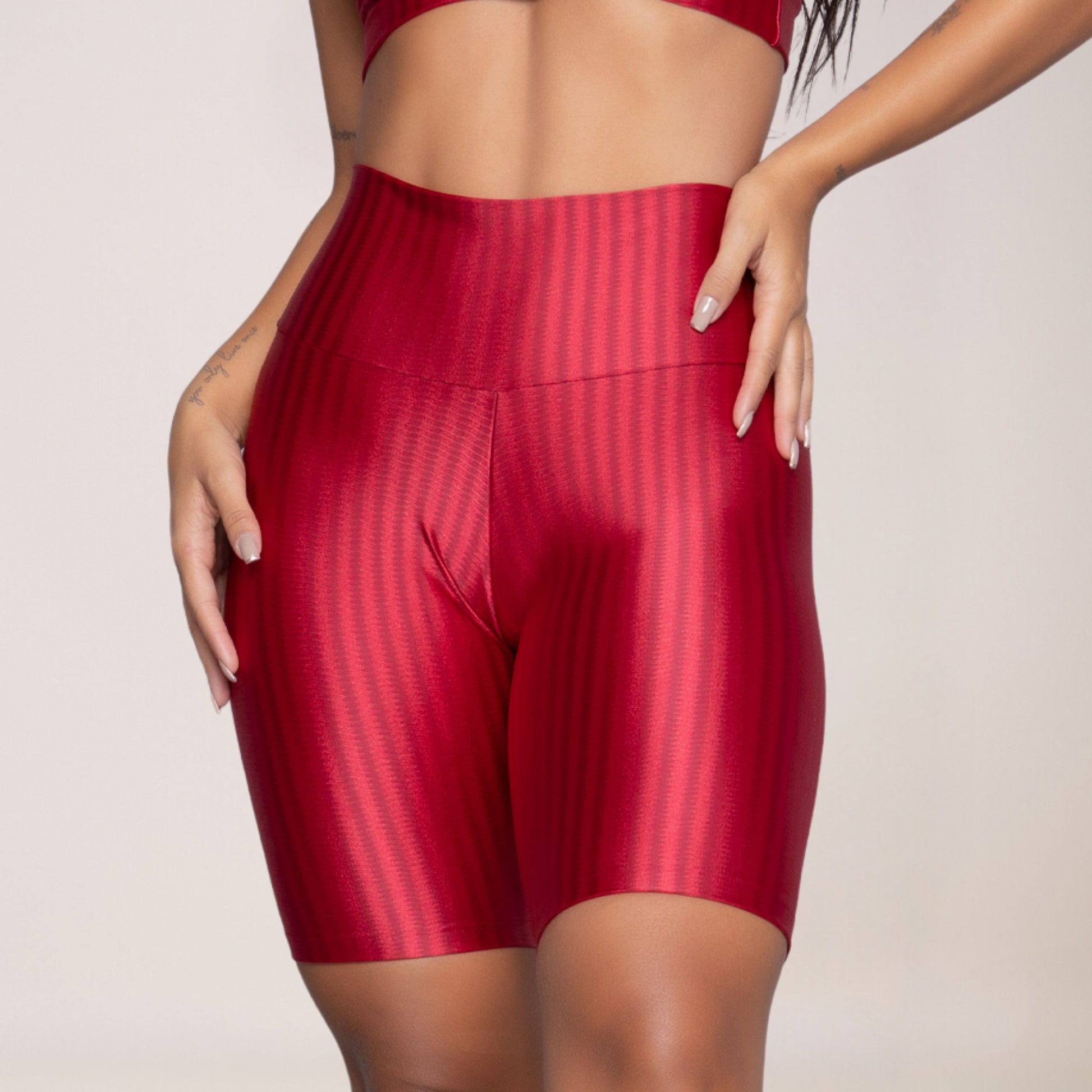 Bermuda New Zig Ciclista Vermelho - VEKYO