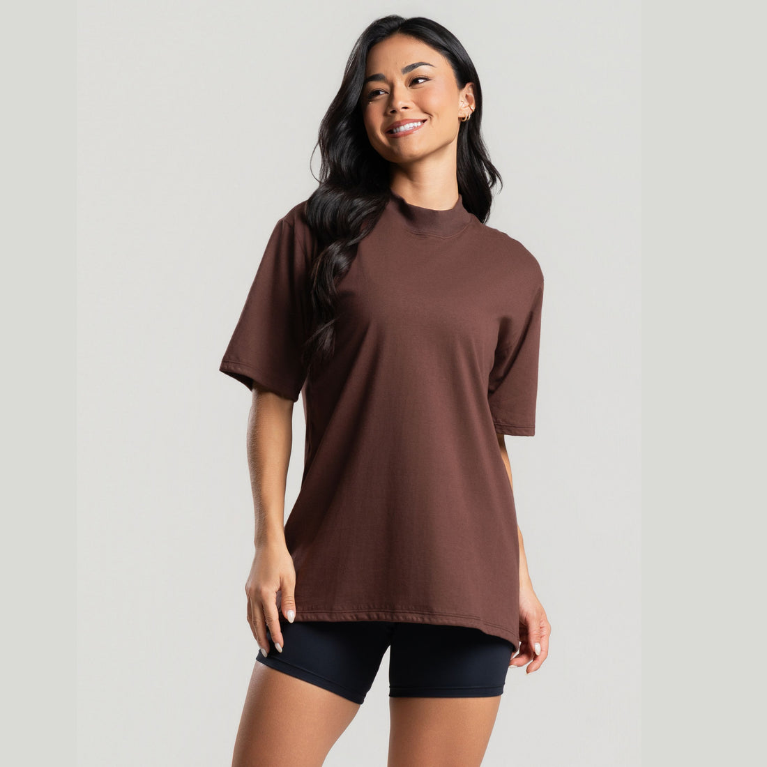 Max T-Shirt em Algodão Marrom - VEKYO