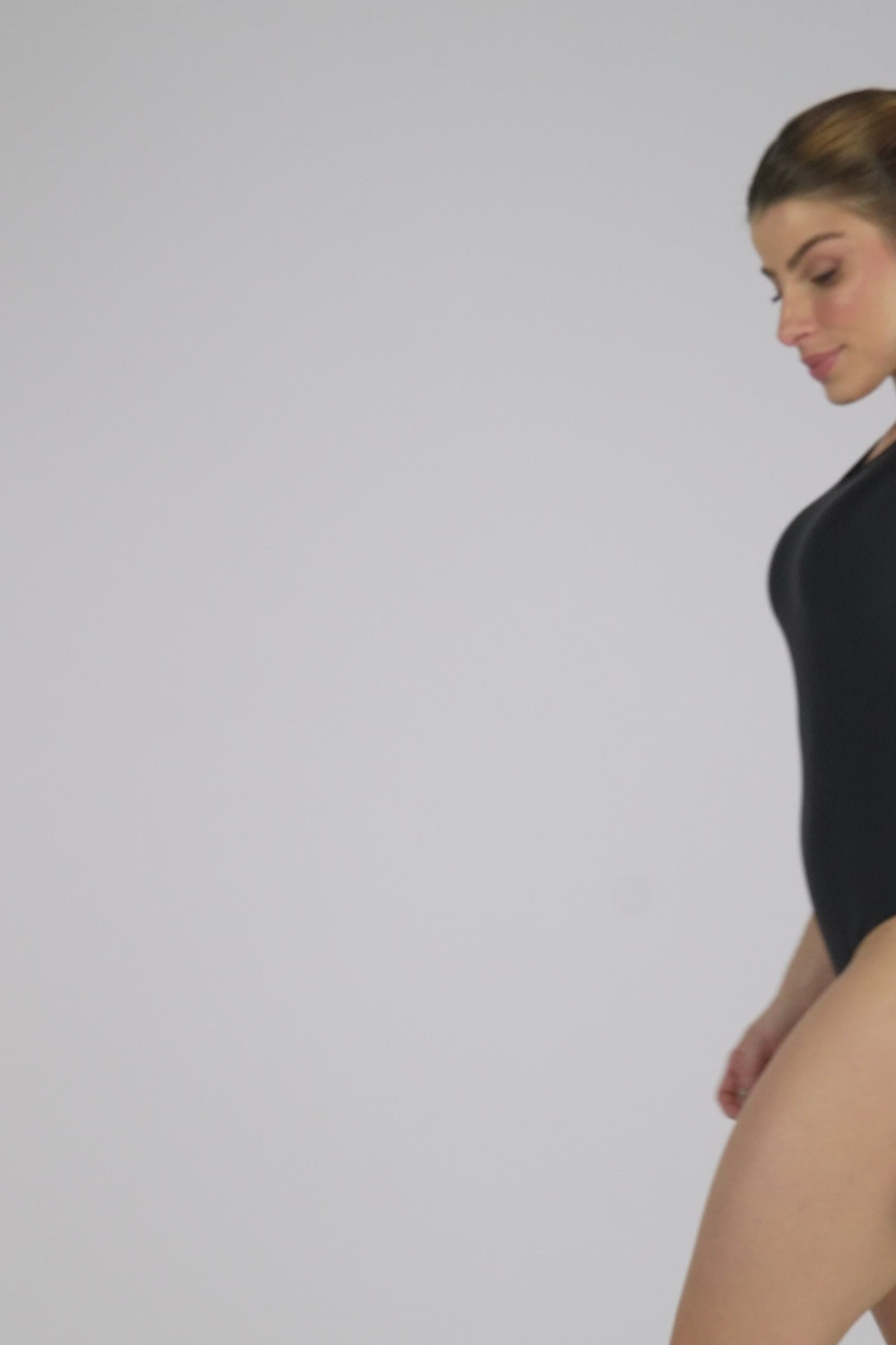 Maiô Natação Com Detalhe Preto