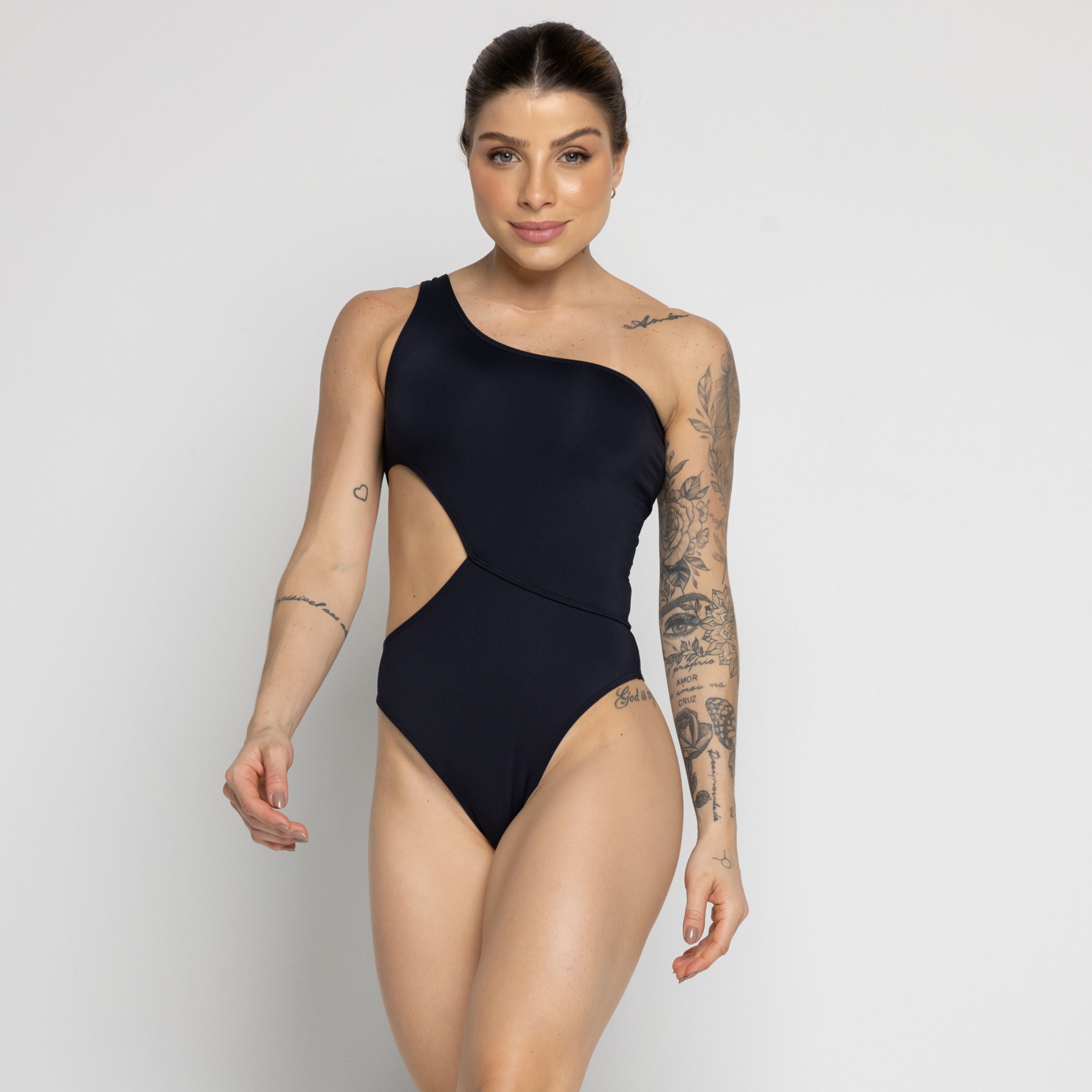 Maiô Ombro Só Preto