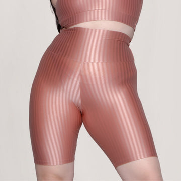 Bermuda New Zig Plus Size Rosa Claro - VEKYO