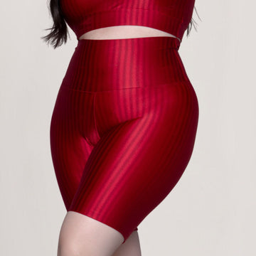 Bermuda New Zig Plus Size Vermelho - VEKYO