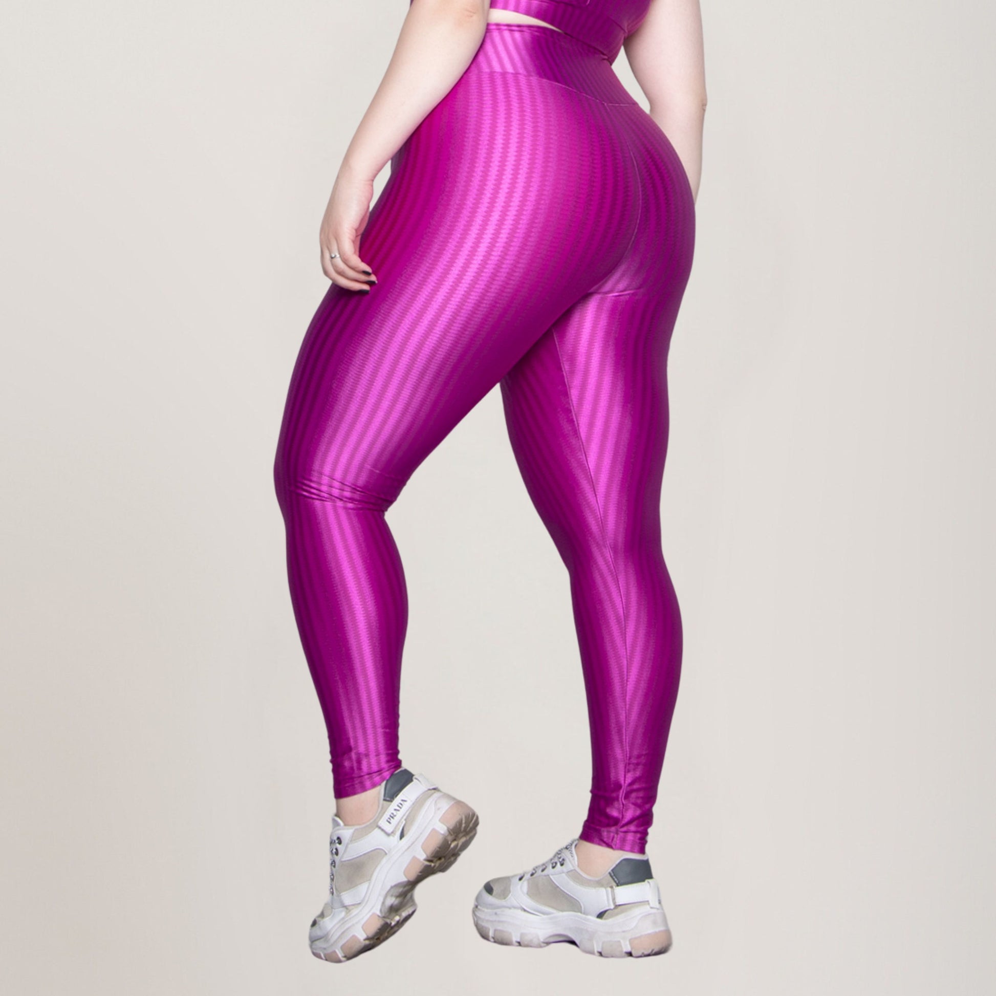 Calça Legging Plus Size Fitness New Zig Poliamida Jaipur - VEKYO