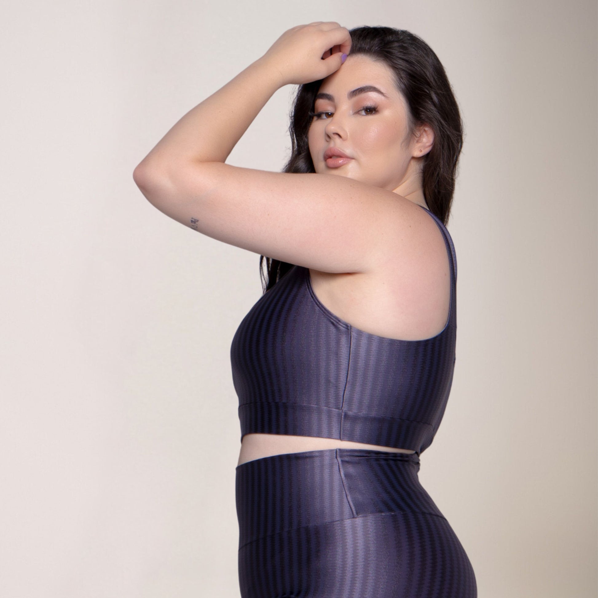 Top Fitness Plus Size New Zig Sem Bojo Cinza - VEKYO