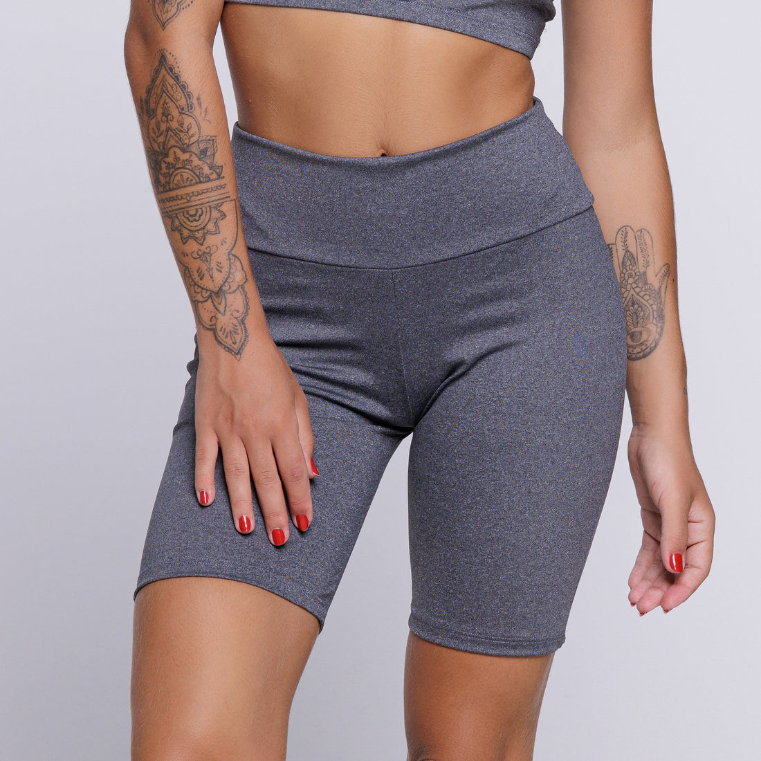 Bermudinha Fitness Suplex Cinza - VEKYO