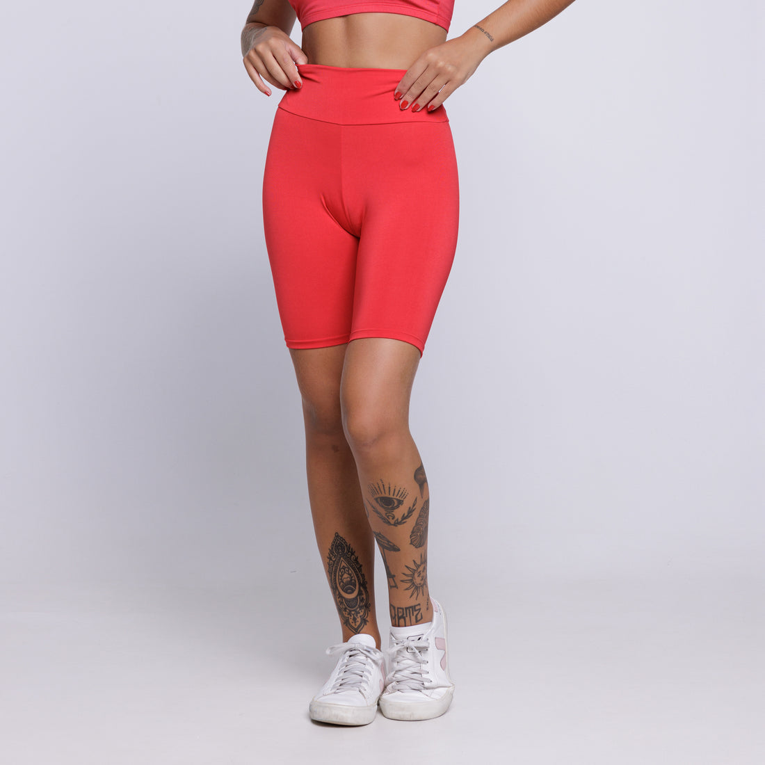 Bermudinha Fitness Suplex Vermelho - VEKYO