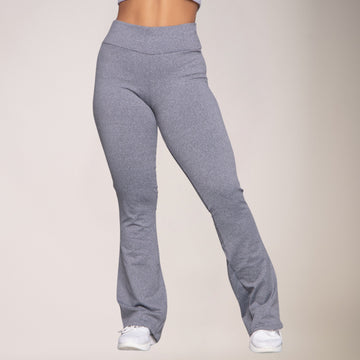 Calça Flare Bailarina Cinza - VEKYO