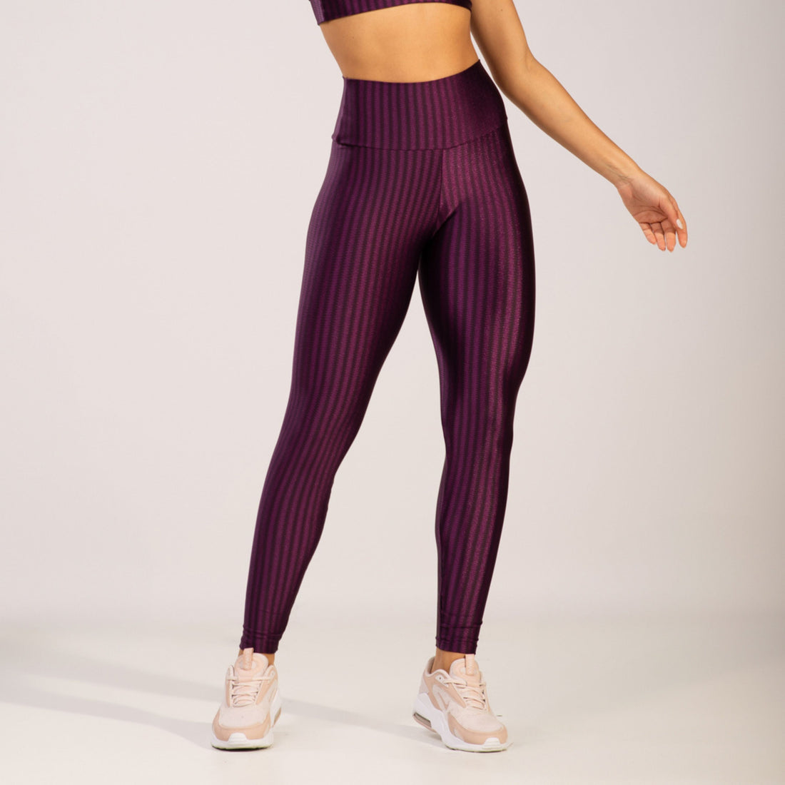 Calça Legging Fitness New Zig Poliamida Roxo - VEKYO