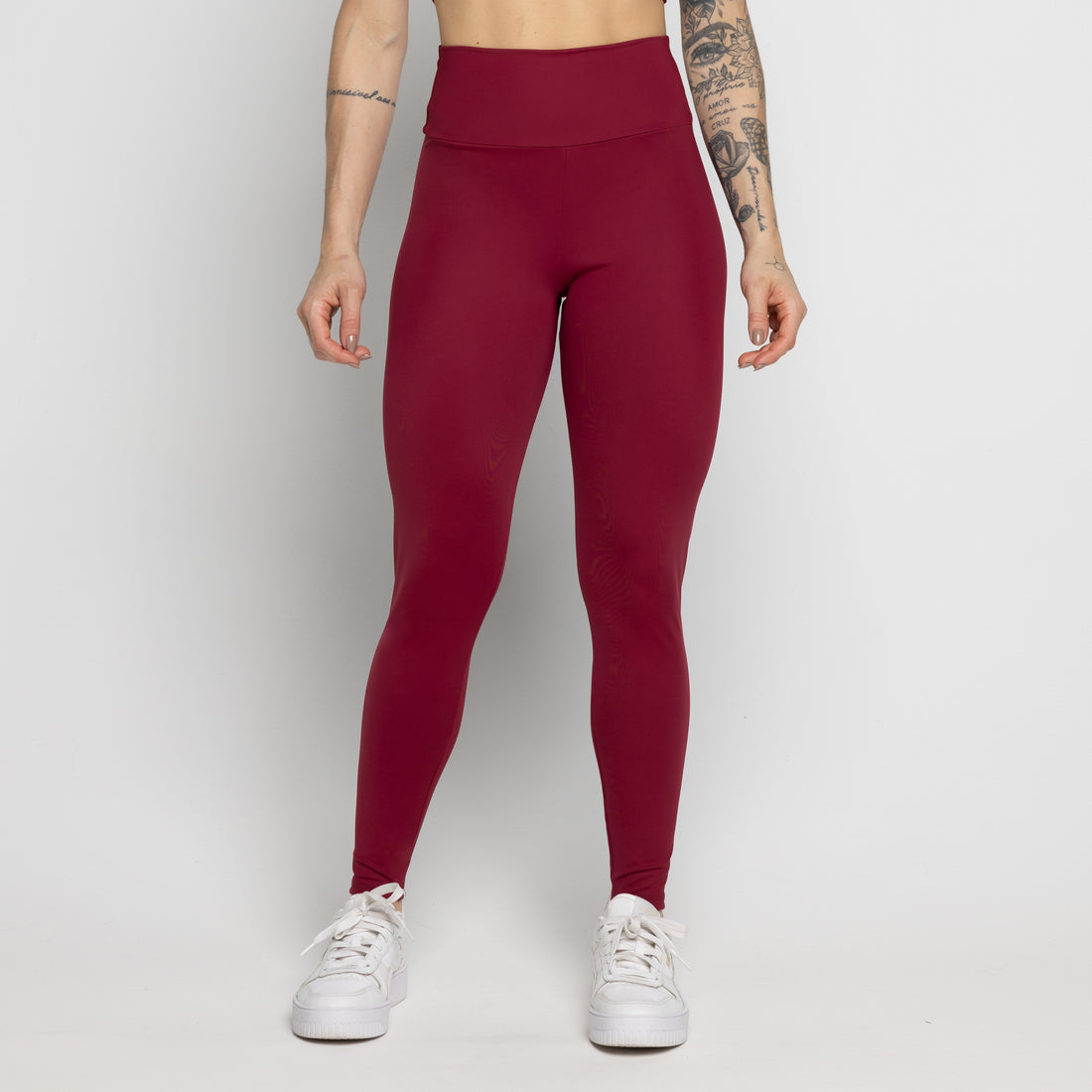 Calça Legging Not So Basic Vinho - VEKYO