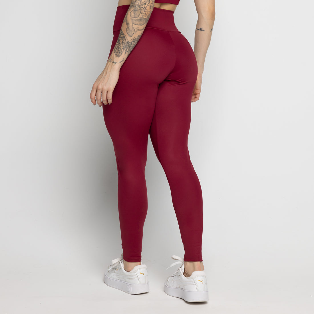 Calça Legging Not So Basic Vinho - VEKYO