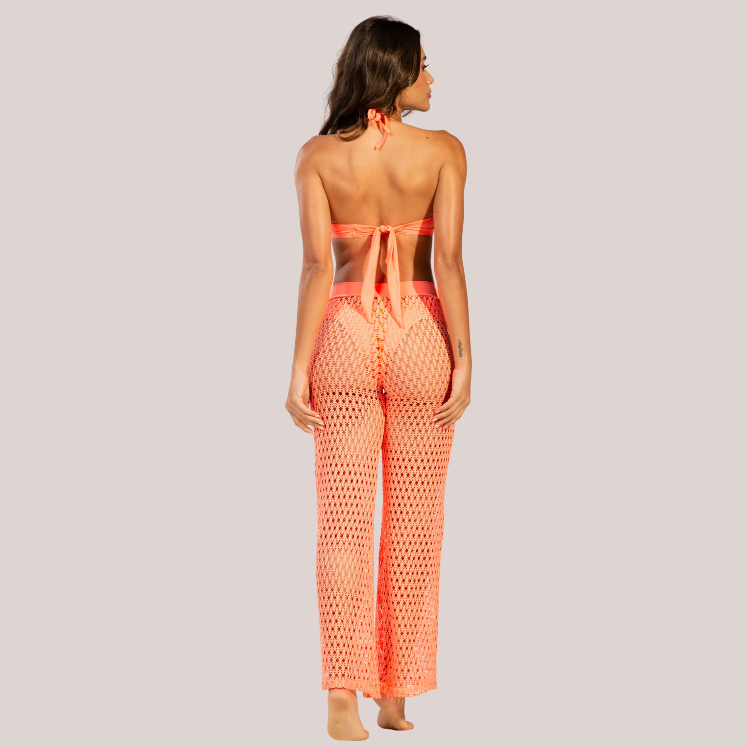 Calça Saída de Praia Laranja - VEKYO