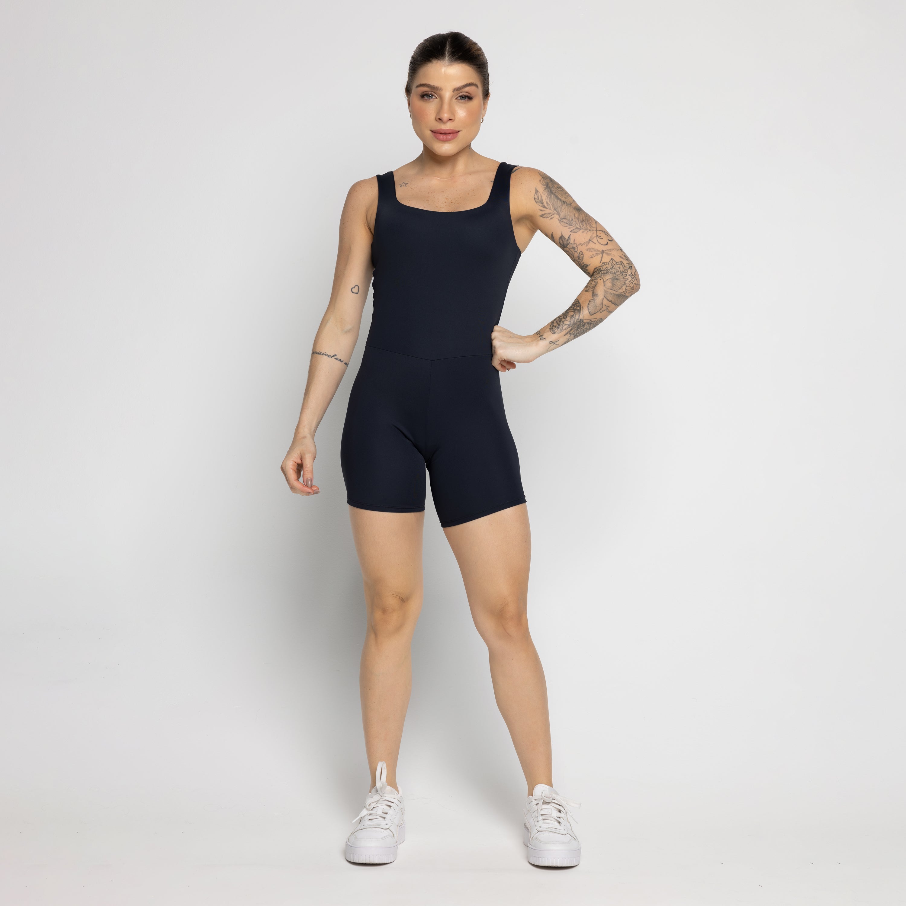 Macaquinho Fitness Not So Basic Preto - VEKYO