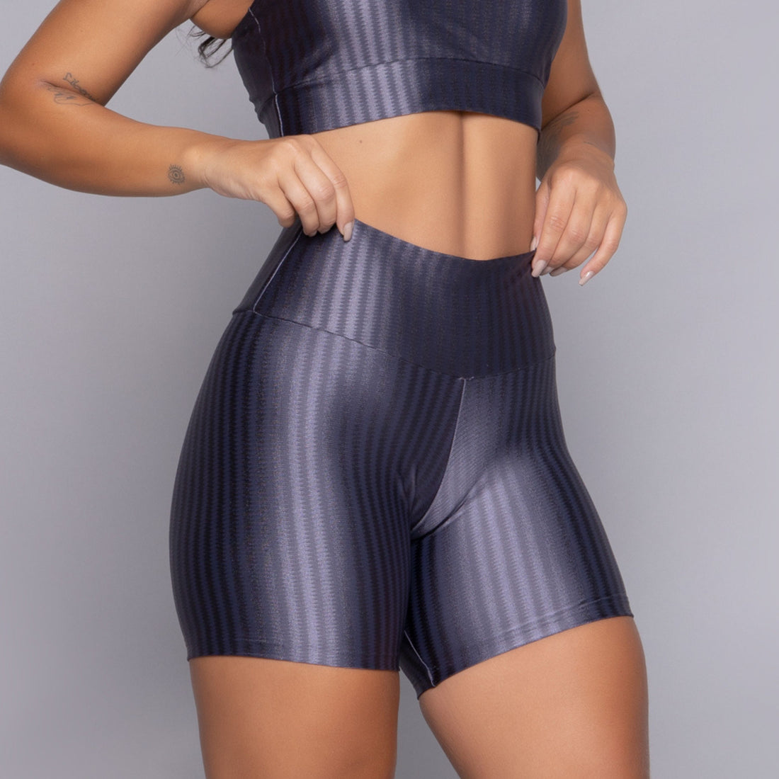 Short Fitness New Zig Cinza - VEKYO