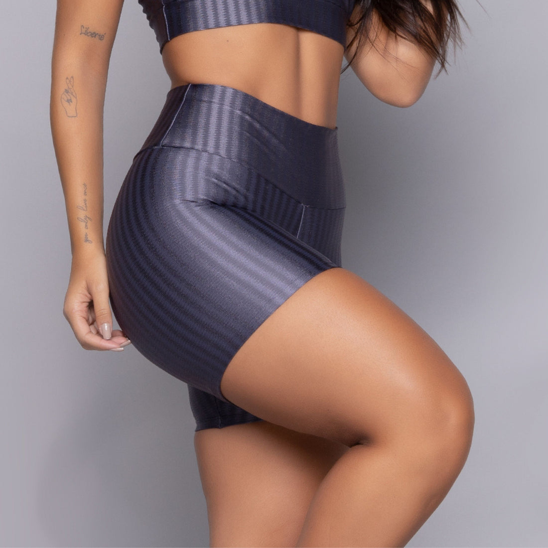 Short Fitness New Zig Cinza - VEKYO