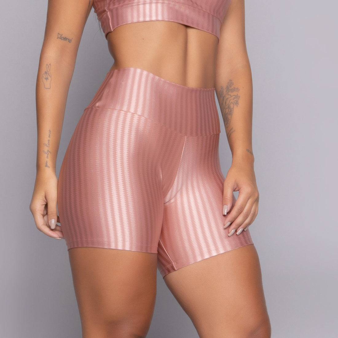 Short Fitness New Zig Rosa Claro - VEKYO