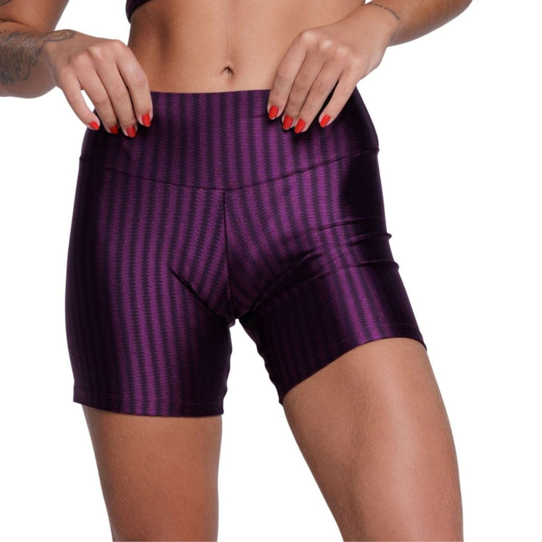 Short Fitness New Zig Roxo - VEKYO