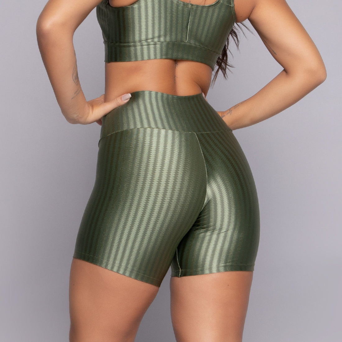 Short Fitness New Zig Verde - VEKYO