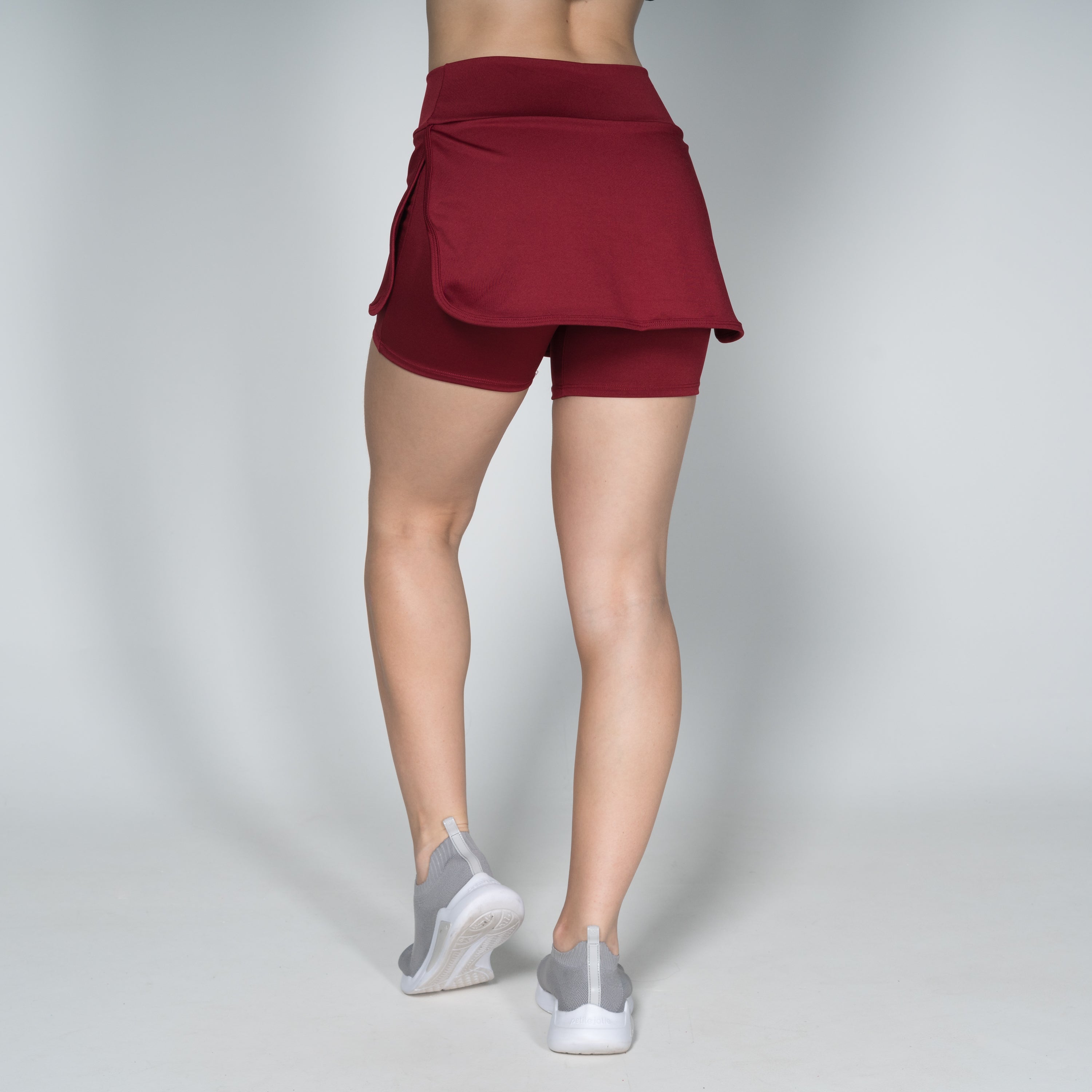 Short Saia Suplex Vinho - VEKYO
