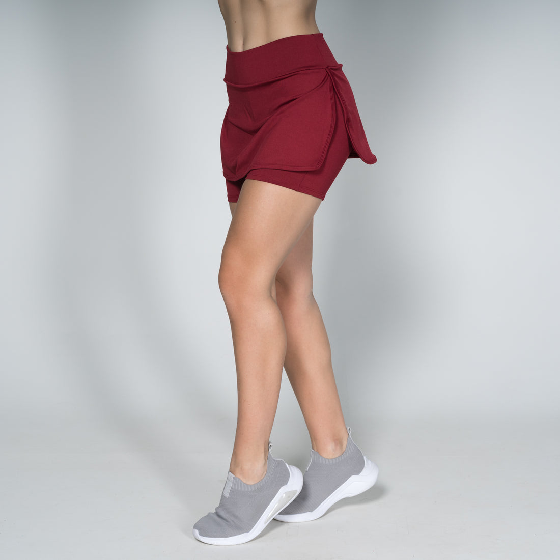 Short Saia Suplex Vinho - VEKYO
