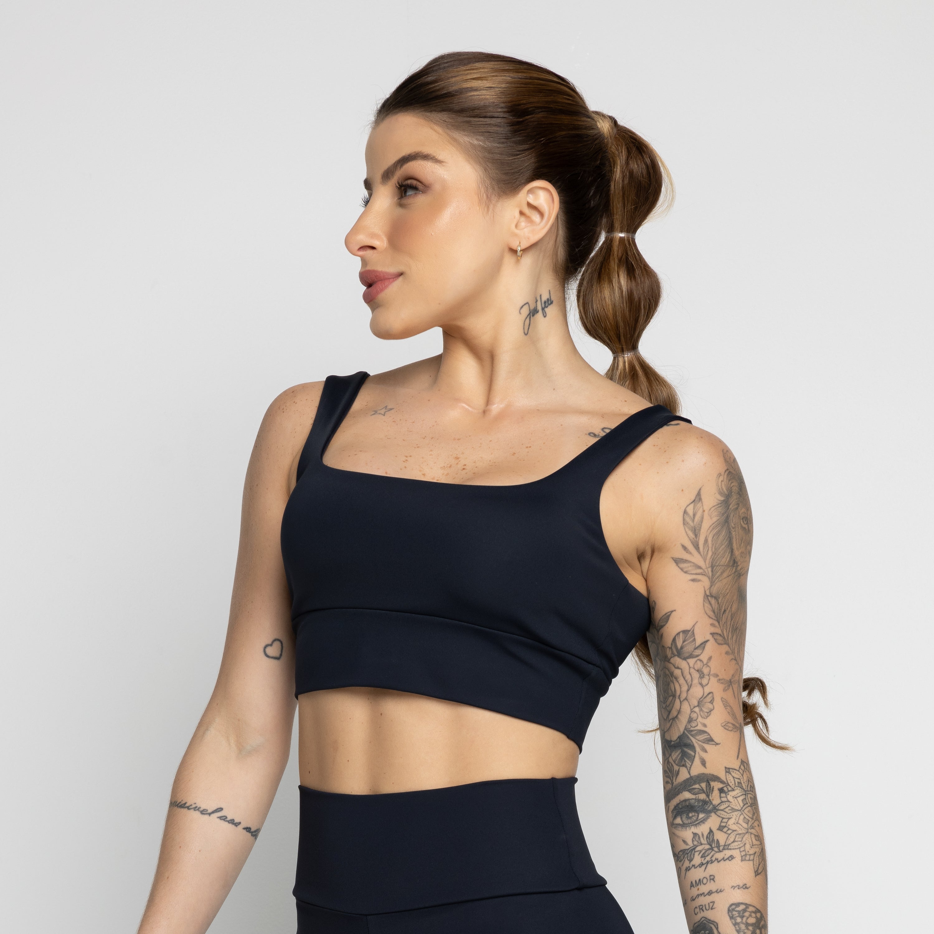 Top Fitness Not So Basic Preto - VEKYO