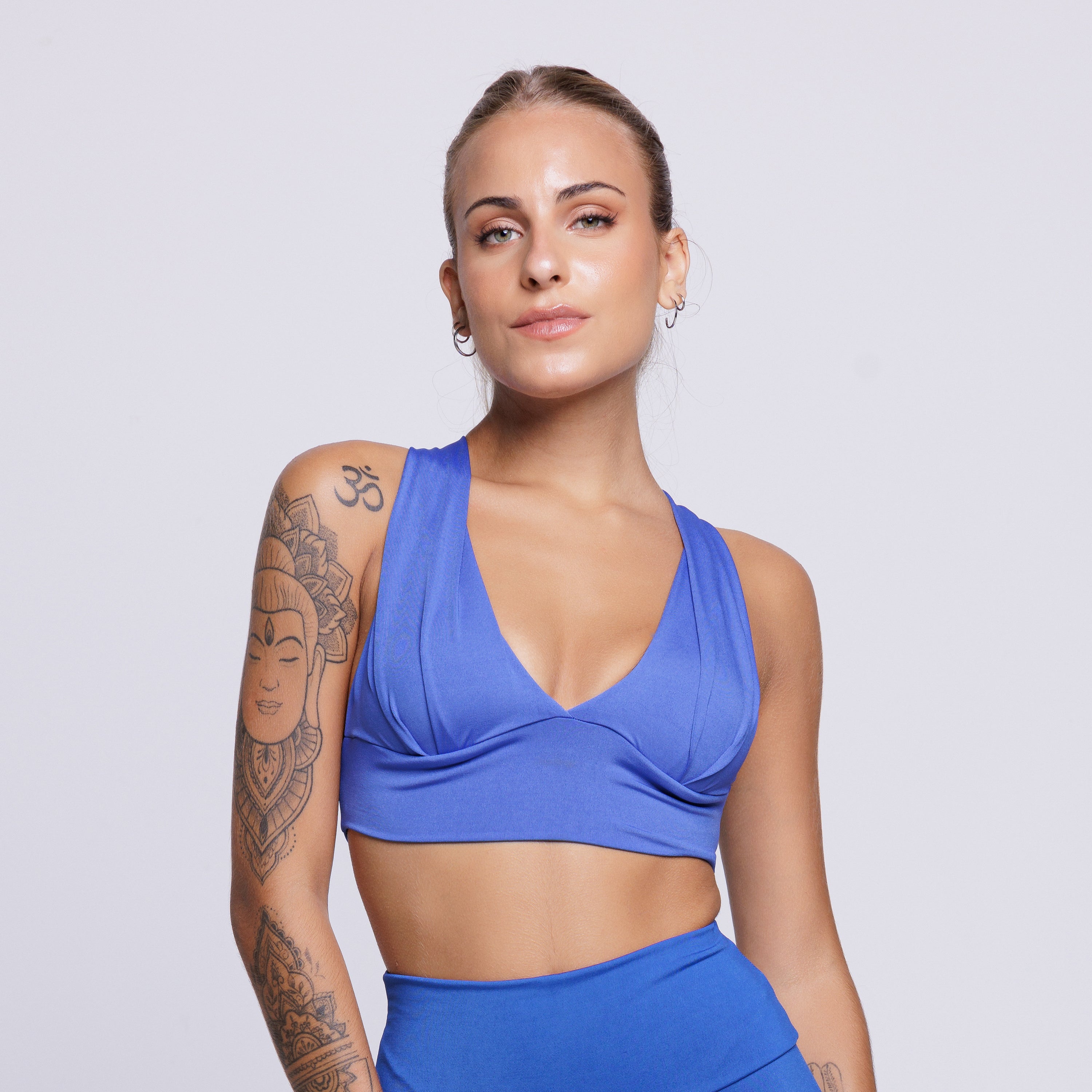 Top Suplex Feminino com Bojo Costa Cruzada Royal - VEKYO