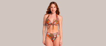 Biquíni Estampado Com Bojo Marrom: como escolher o modelo que valoriza o bronze e deixa o look de praia mais elegante