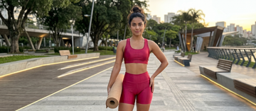 Short Fitness New Zig Rosa Escuro: como montar looks que afinam a silhueta e elevam seu treino