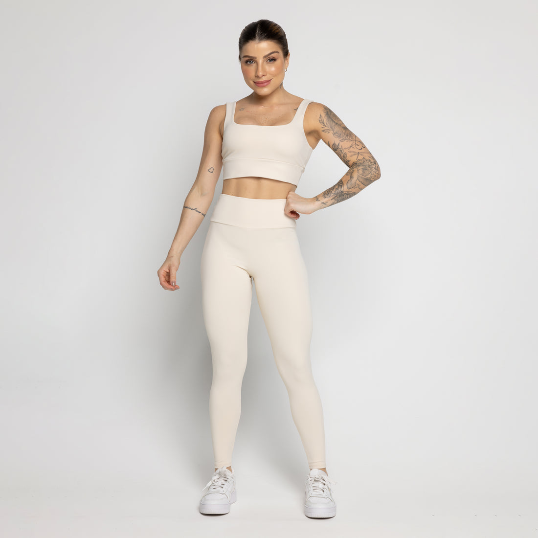 Kit Top + Calça Zero Transparência + Blusa Off - VEKYO