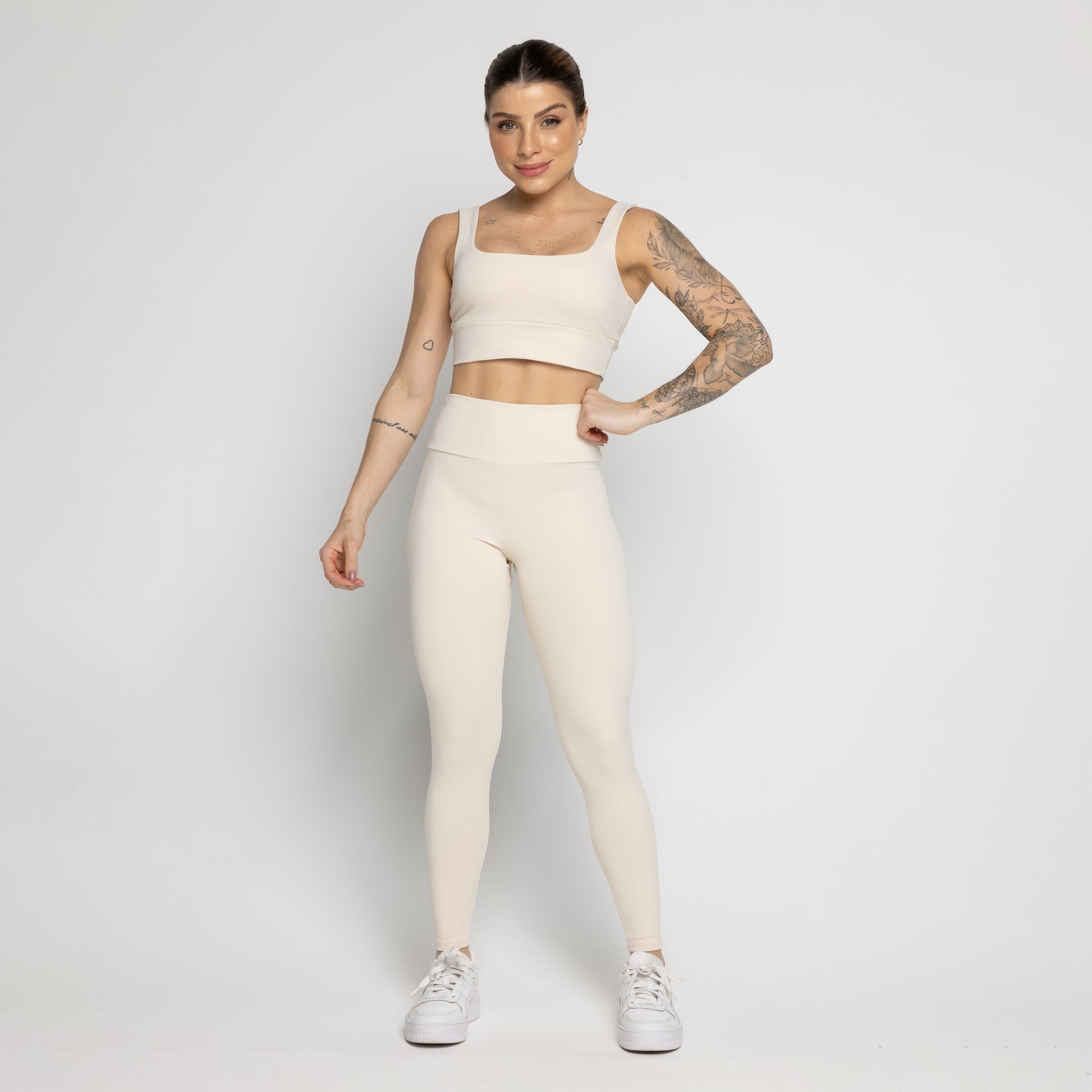 Kit Top + Calça Zero Transparência + Blusa Off - VEKYO