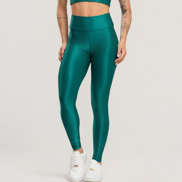 Calça Legging Canelada Active Verde - VEKYO