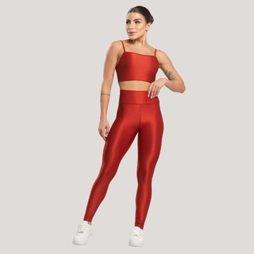 Conjunto Fitness Feminino Canelado ACTIVE Terracota - VEKYO