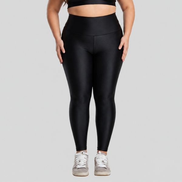 Calça Legging Plus Size ESSENTIAL Preto