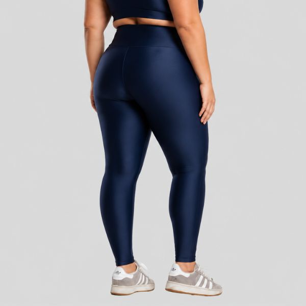 Calça Legging Plus Size ESSENTIAL Marinho