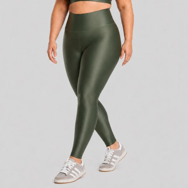 Calça Legging Plus Size ESSENTIAL Verde