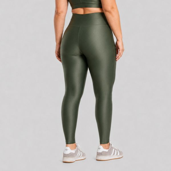 Calça Legging Plus Size ESSENTIAL Verde