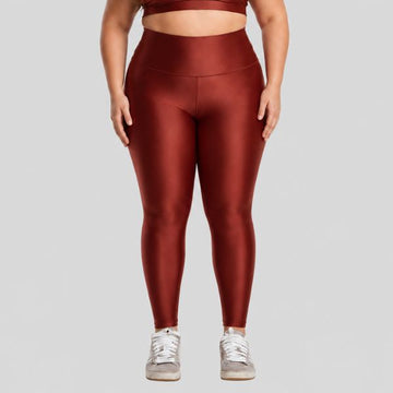 Calça Legging Plus Size ESSENTIAL Marrom