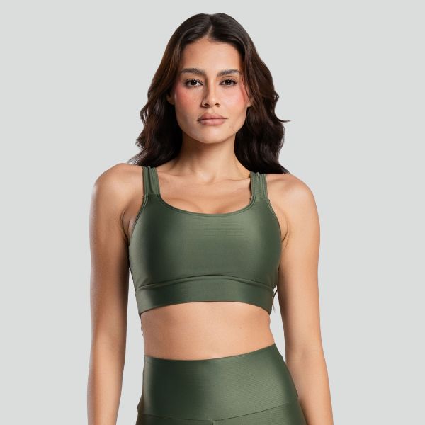 Top Fitness Bojo Removível ESSENTIAL Verde