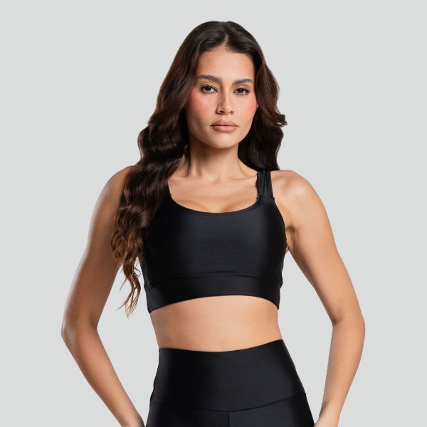 Top Fitness Bojo Removível ESSENTIAL Preto