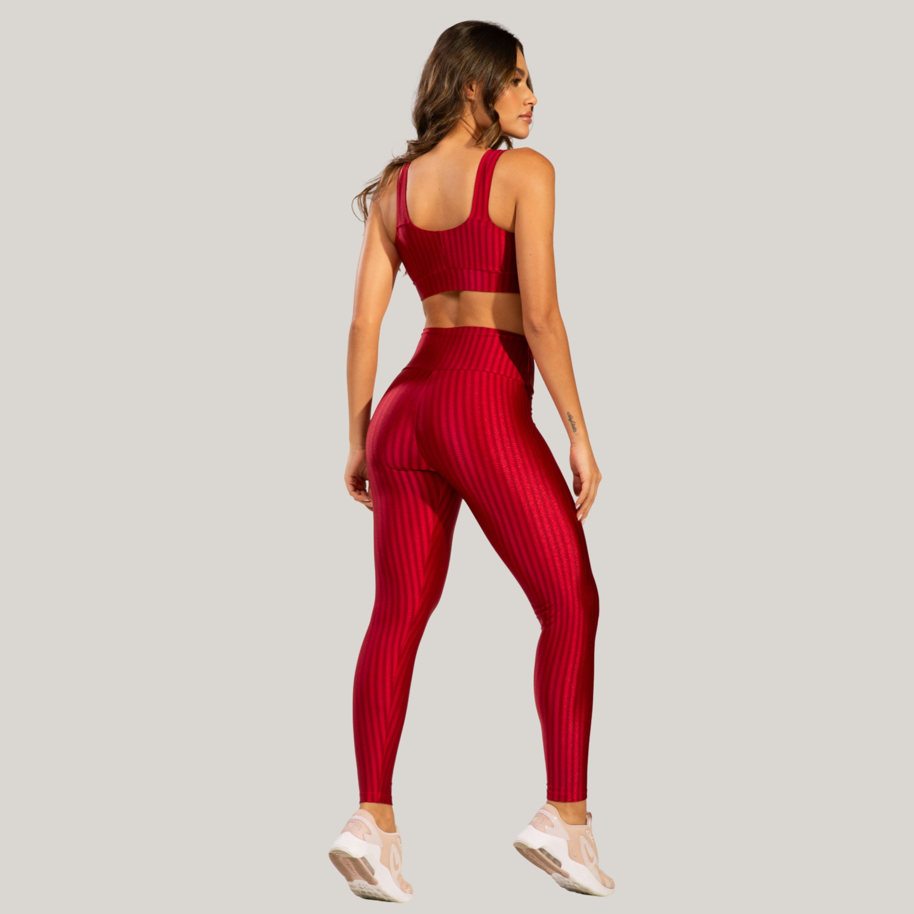 Conjunto Fitness New Zig Vermelho