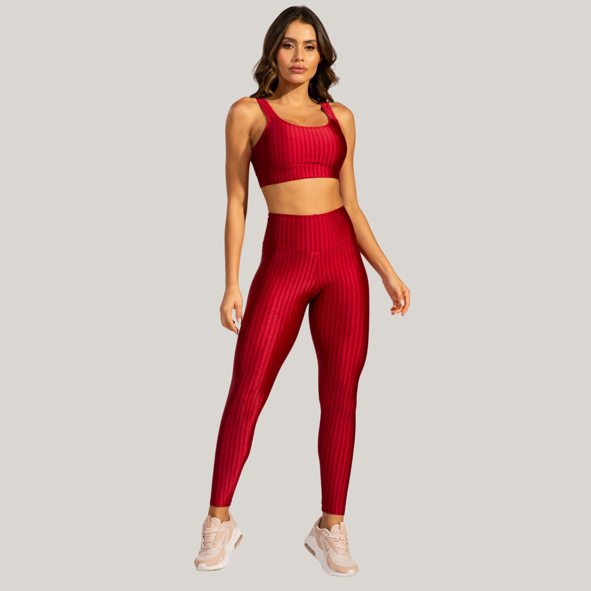 Conjunto Fitness New Zig Vermelho