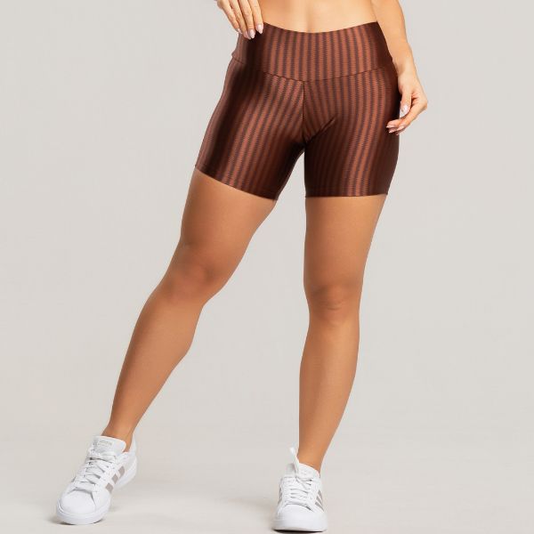 Kit Top + Calça + Short New Zig Marrom