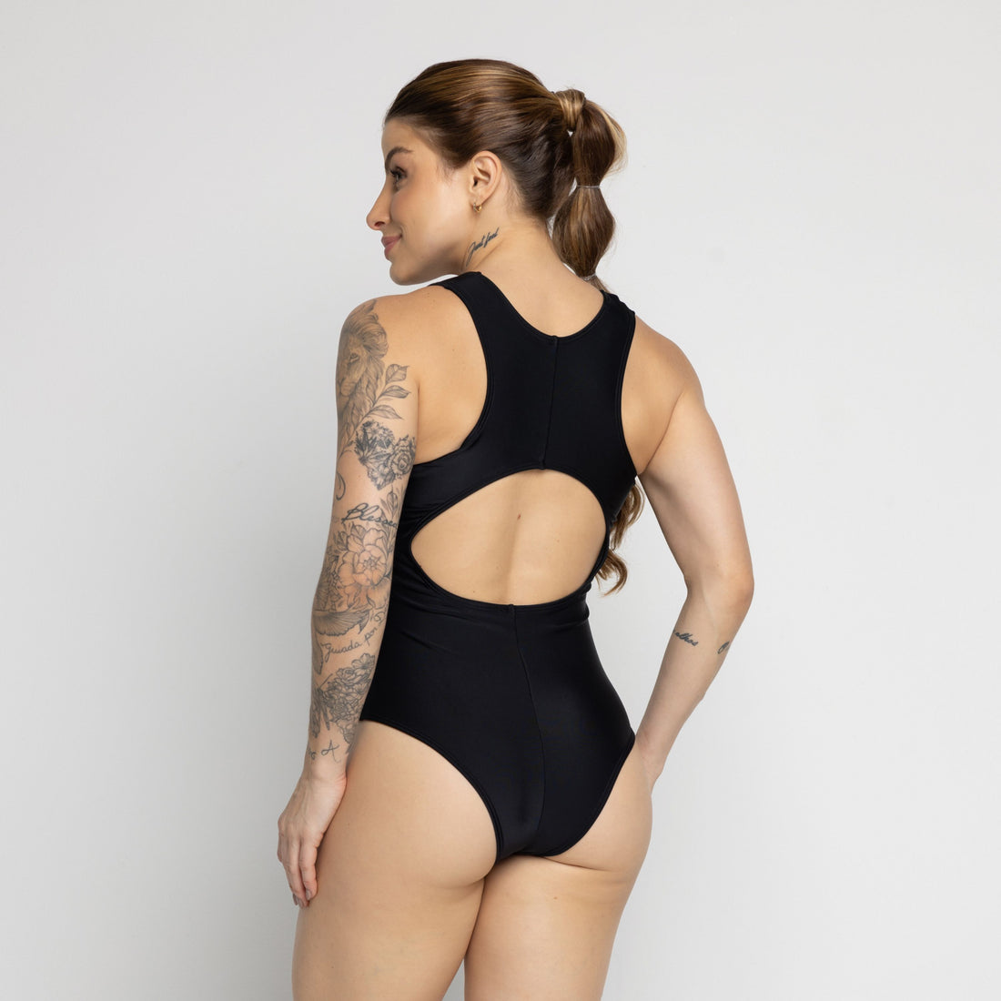 Maiô Natação Com Detalhe Preto - VEKYO