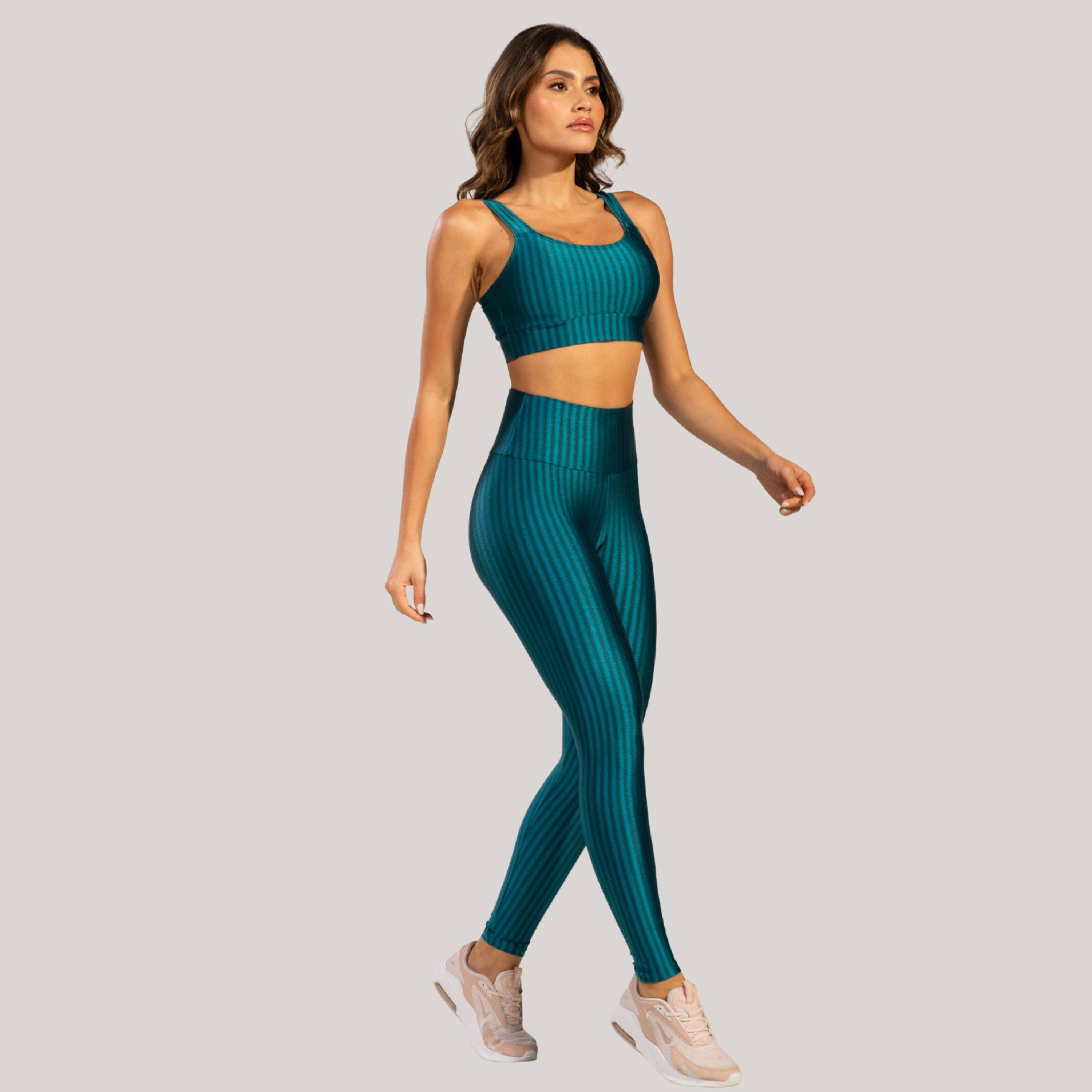 Conjunto Fitness New Zig Azul