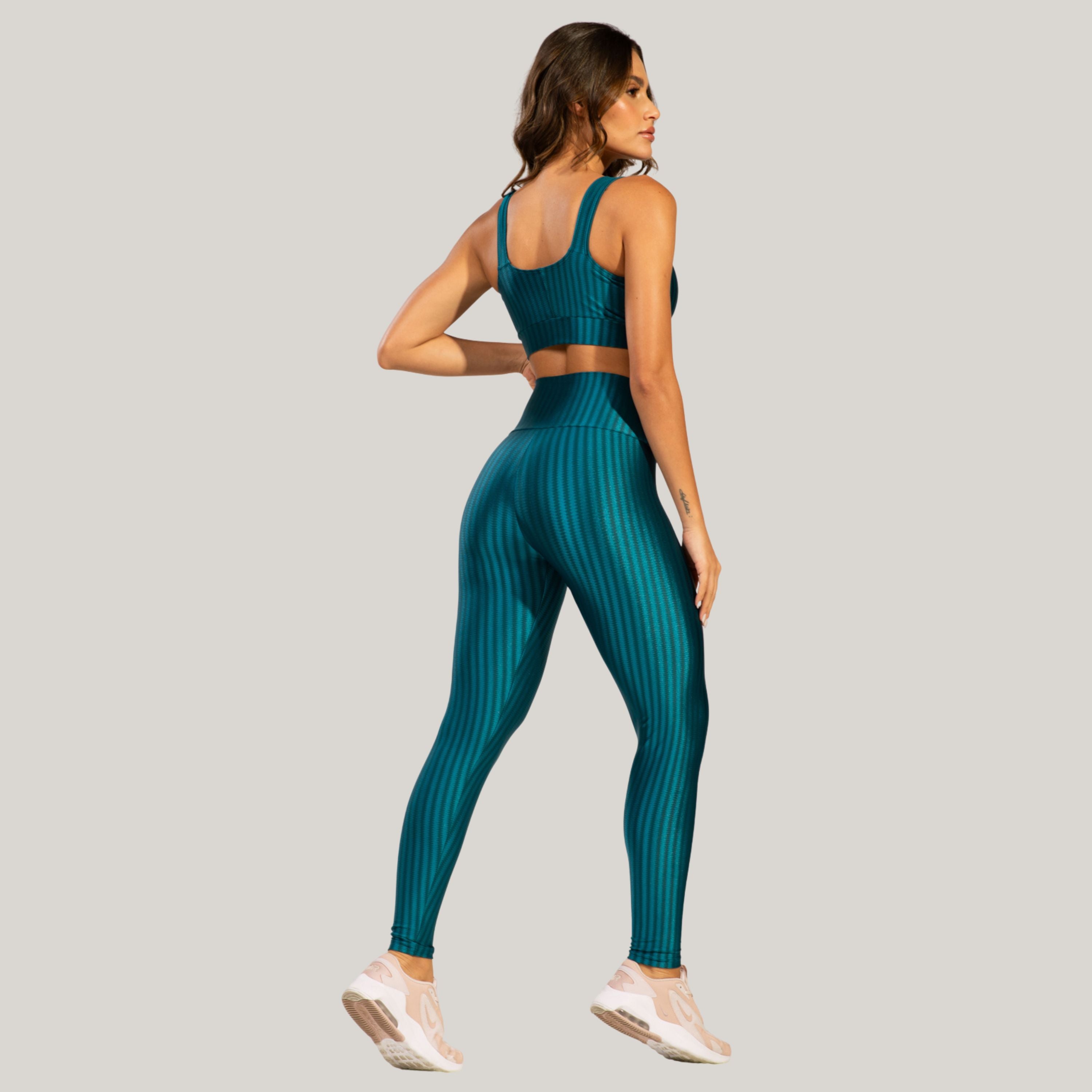 Conjunto Fitness New Zig Azul