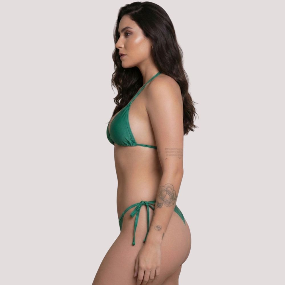 Biquíni Cortininha Fio Verde