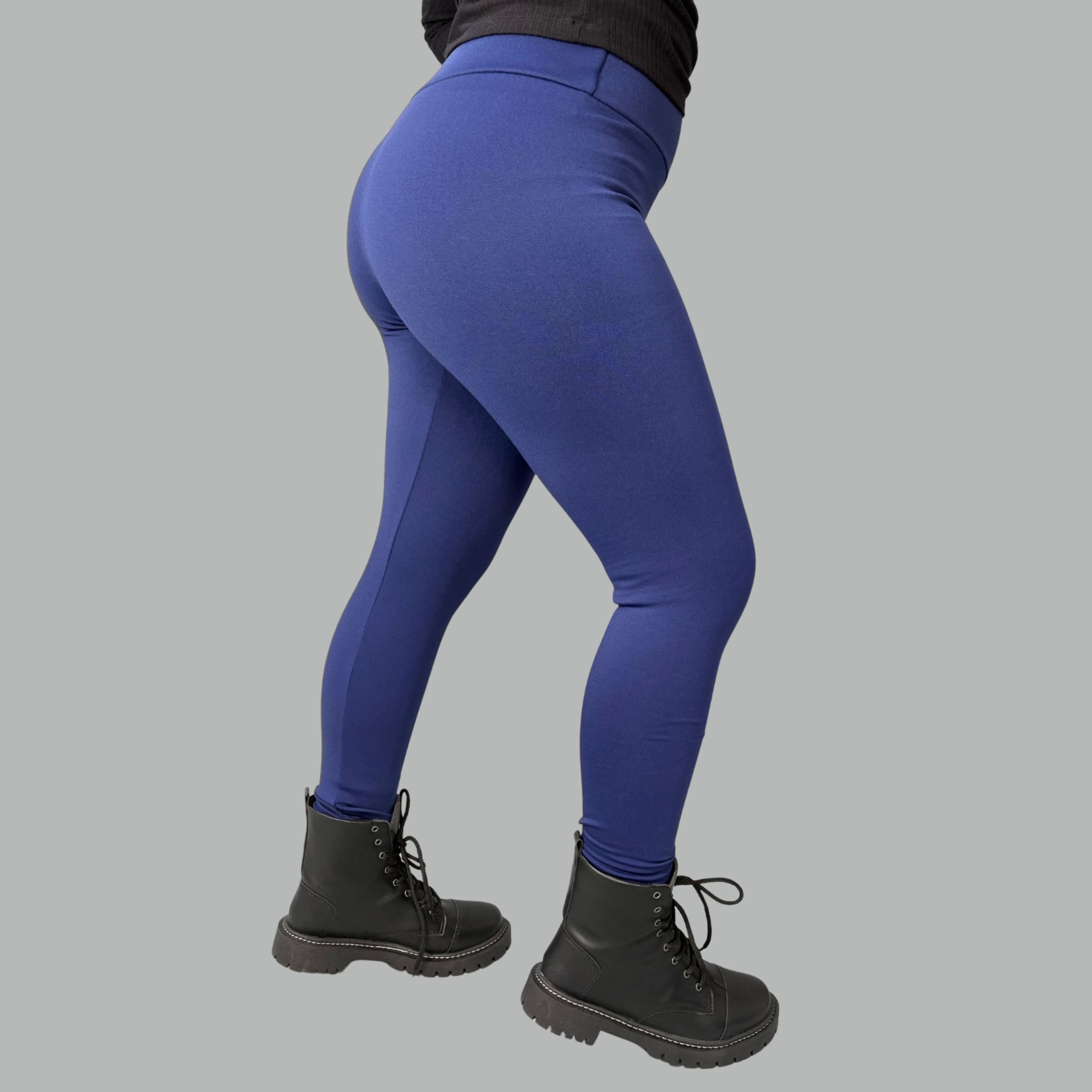 Calça Legging Peluciada Marinho