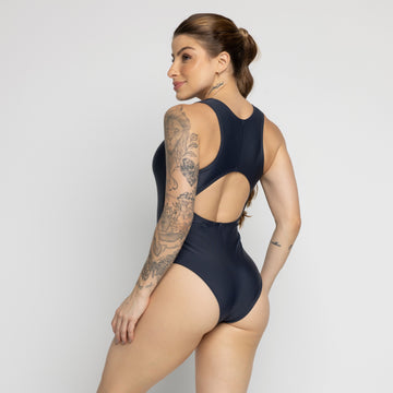 Maiô Natação Com Detalhe Cinza - VEKYO