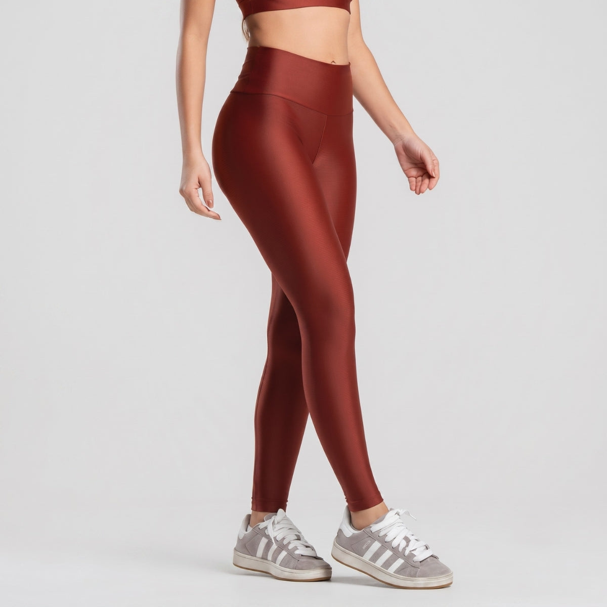 Calça Legging Fitness ESSENTIAL Marrom
